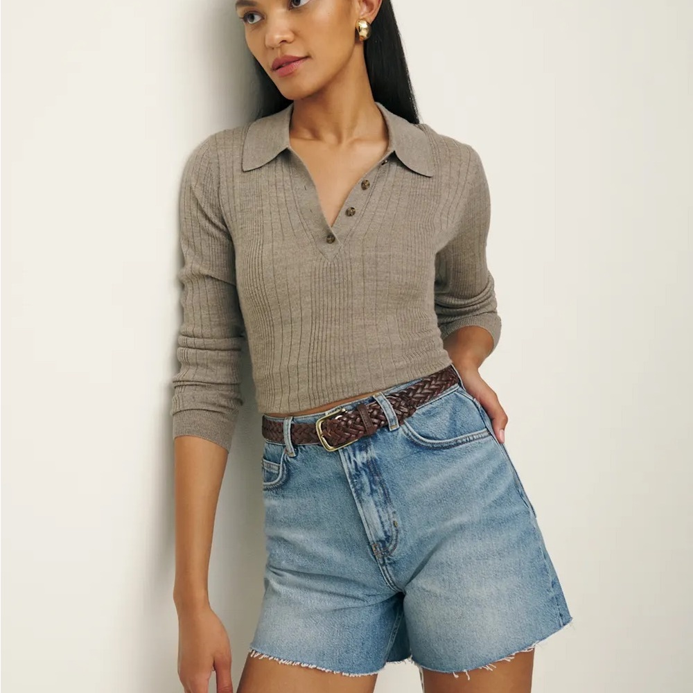 Reformation Wilder High Rise Relaxed Jean Short